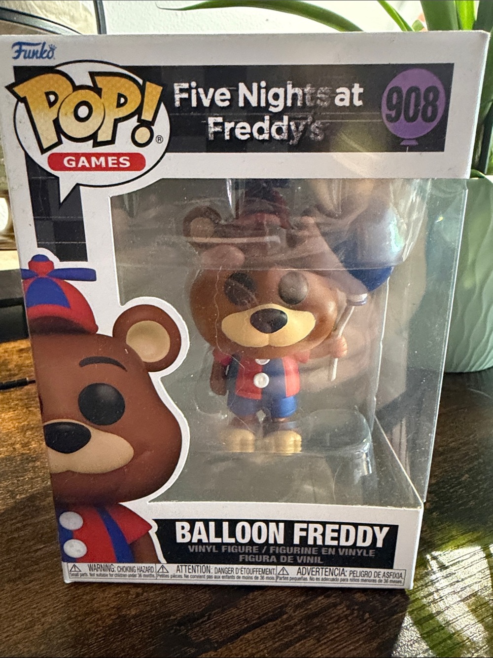 Funko Pop! Games Balloon Freddy Vinyl Figure - Brown, Blue, Red